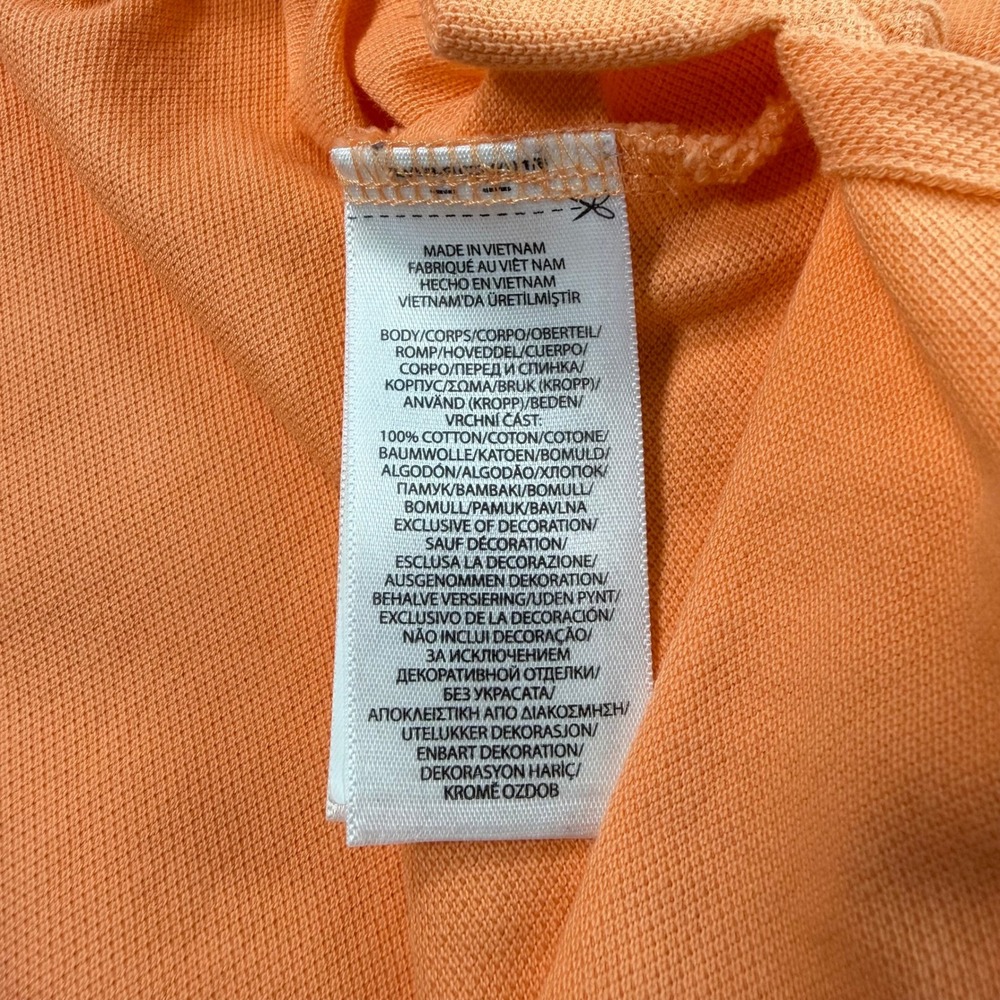 Polo Ralph Lauren Polo Shirt Mens XXL Orange Classic Fit Mesh Pony Big & Tall - Picture 7 of 8
